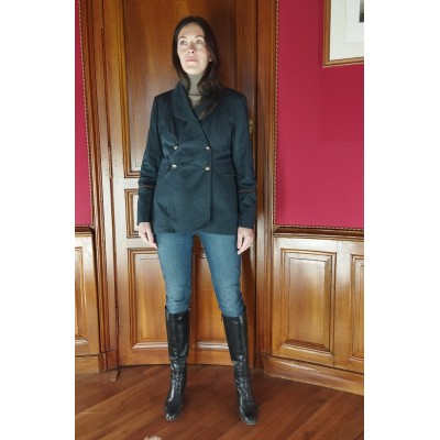 Veste en coton ciré